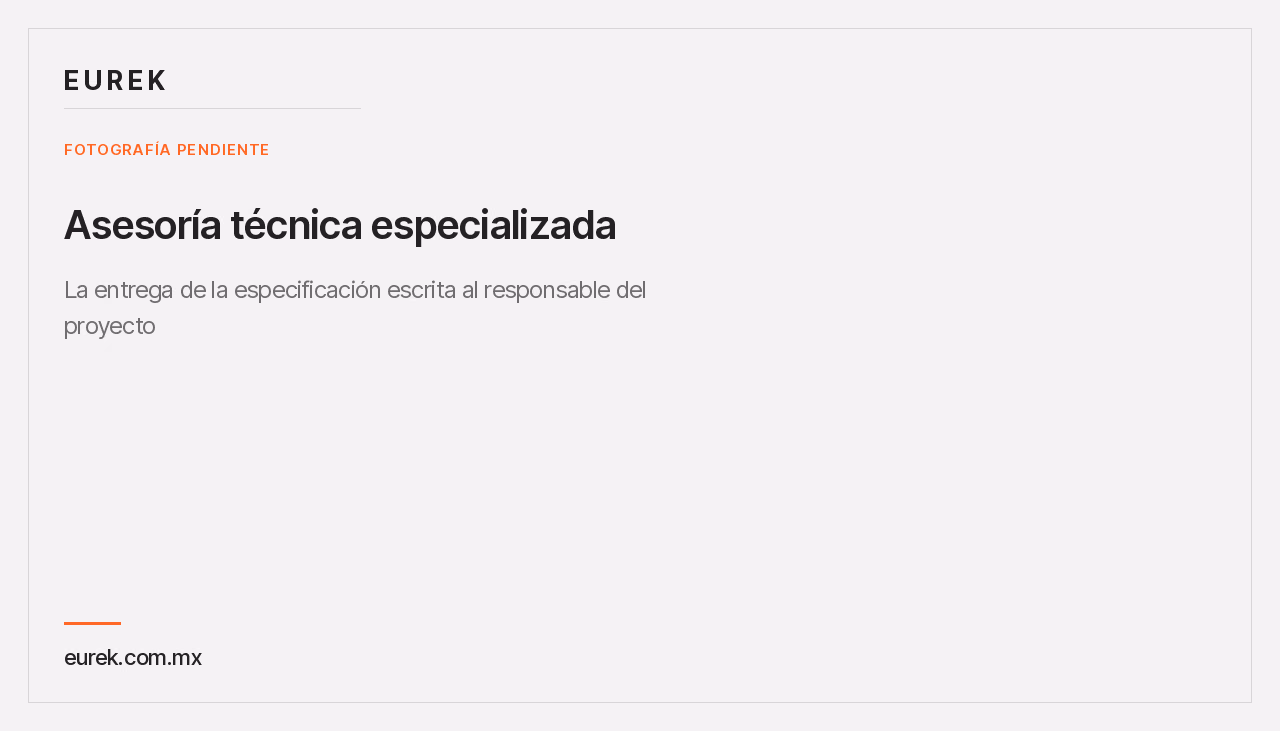 Espacio reservado para la fotografía de la entrega de la especificación escrita al responsable del proyecto