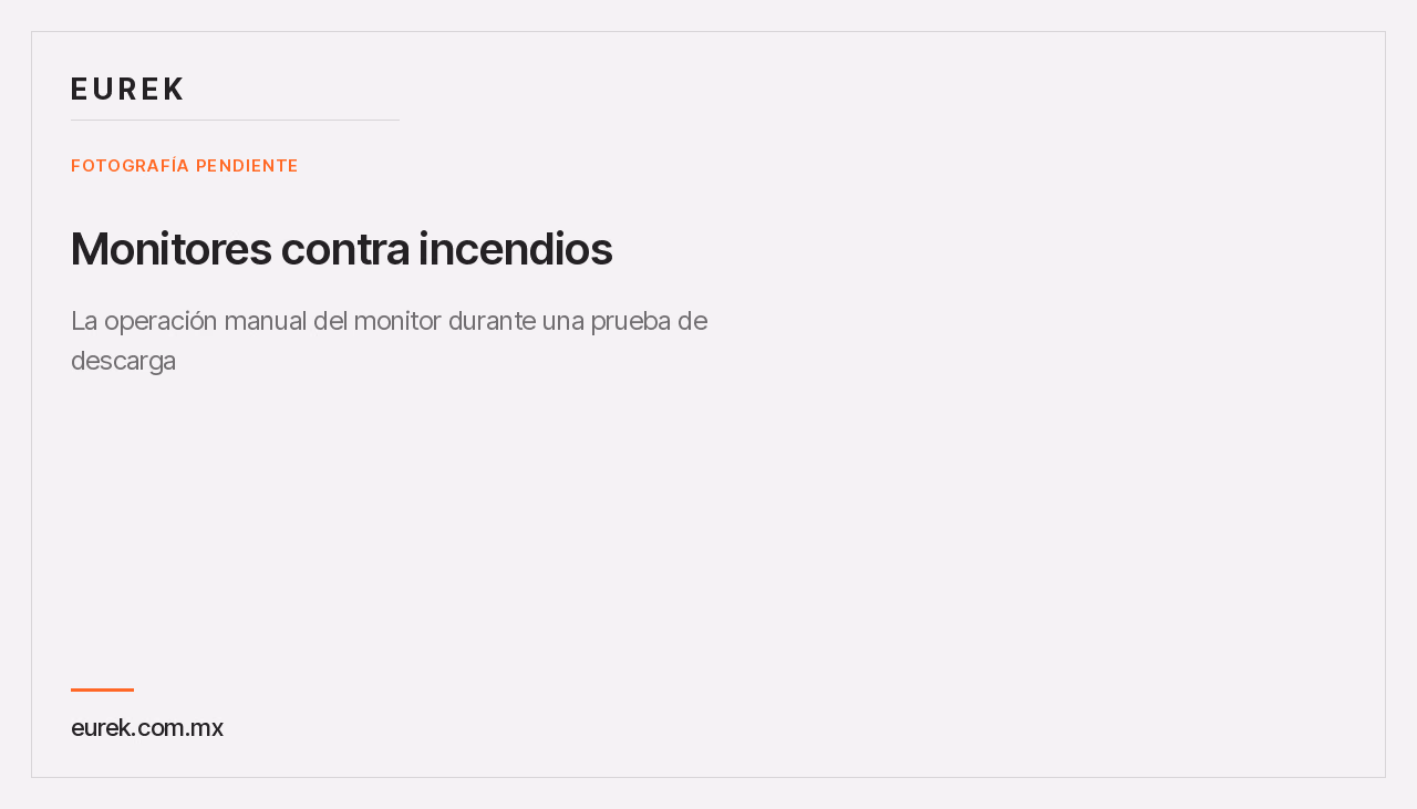 Espacio reservado para la fotografía de la operación manual del monitor durante una prueba de descarga