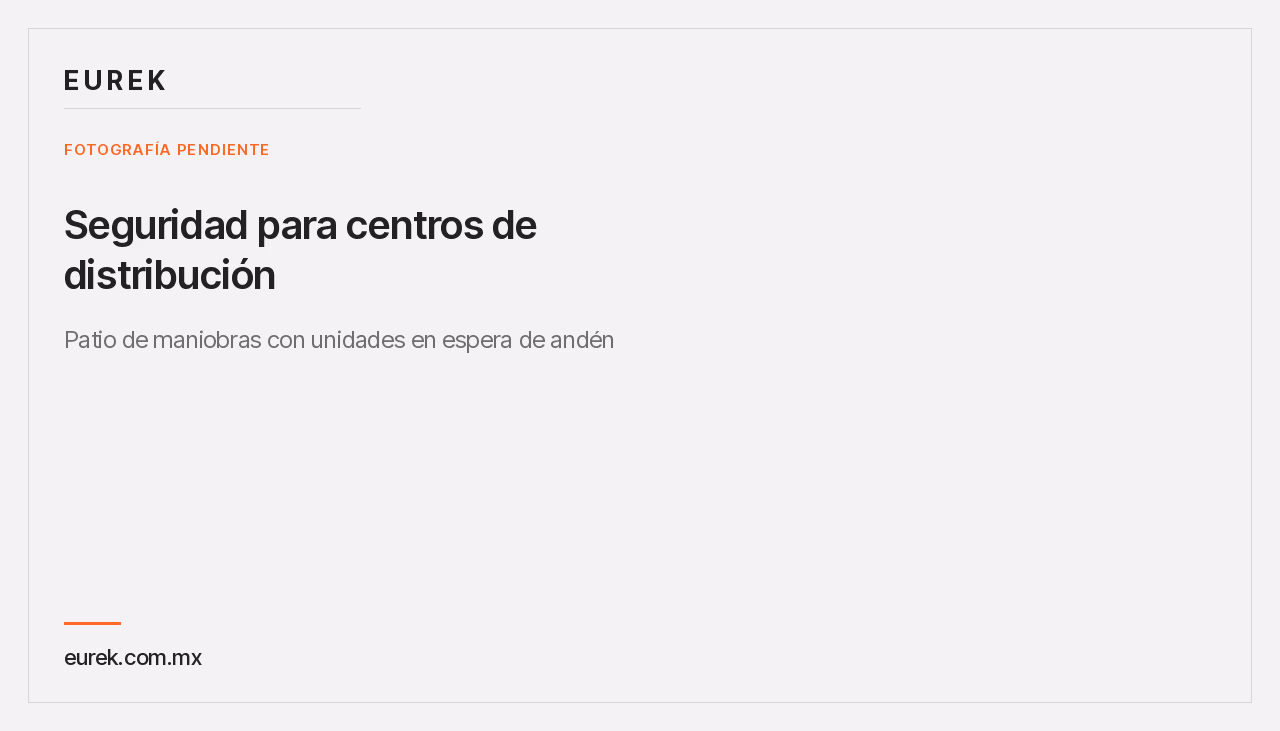 Espacio reservado para la fotografía del patio de maniobras con unidades en espera de andén