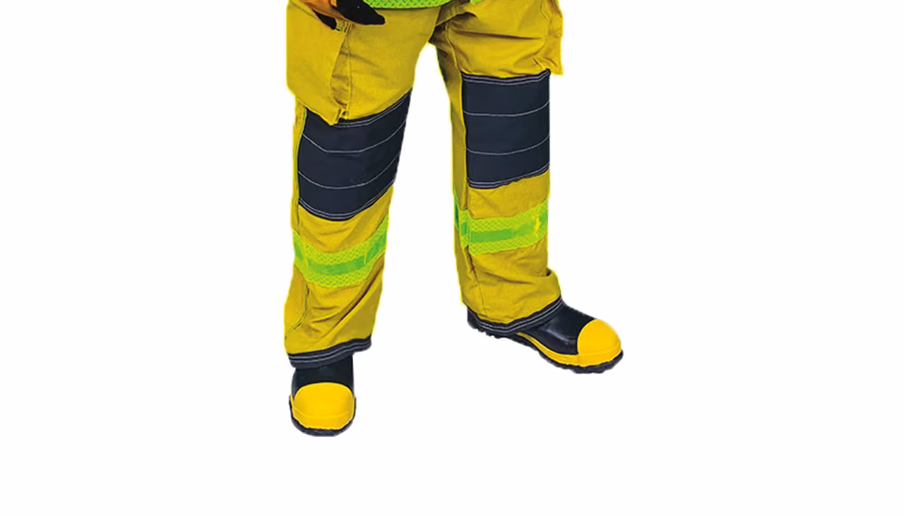 Pantalonera amarilla del traje estructural Sköld Hero Nomex IIIA