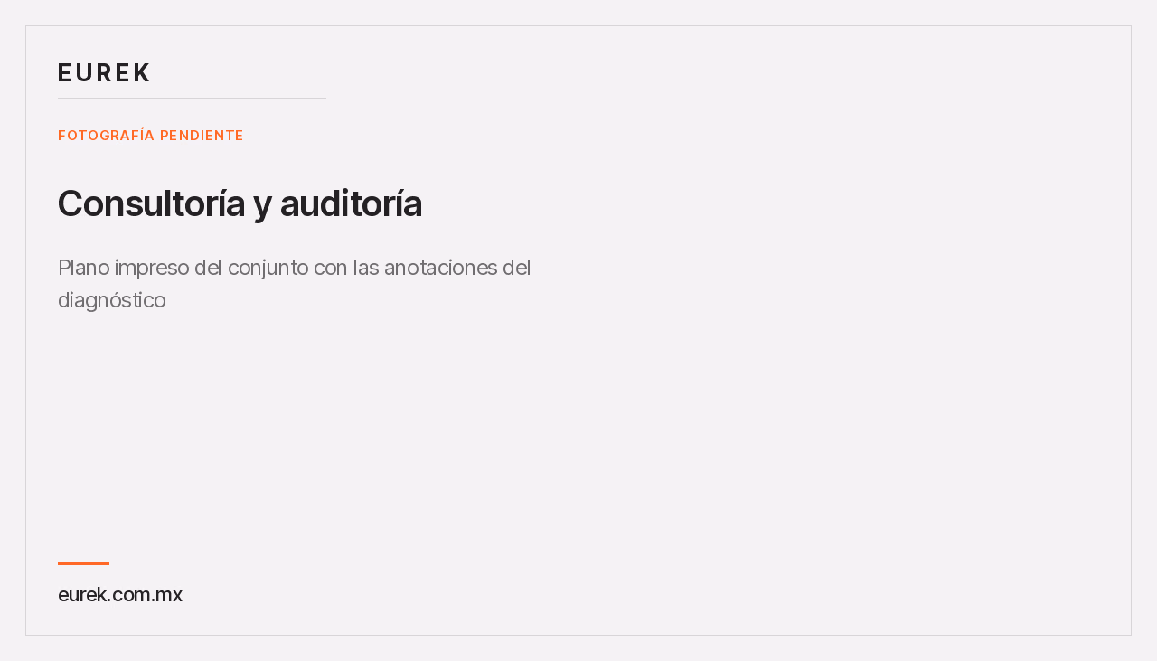 Espacio reservado para la fotografía del plano impreso del conjunto con las anotaciones del diagnóstico