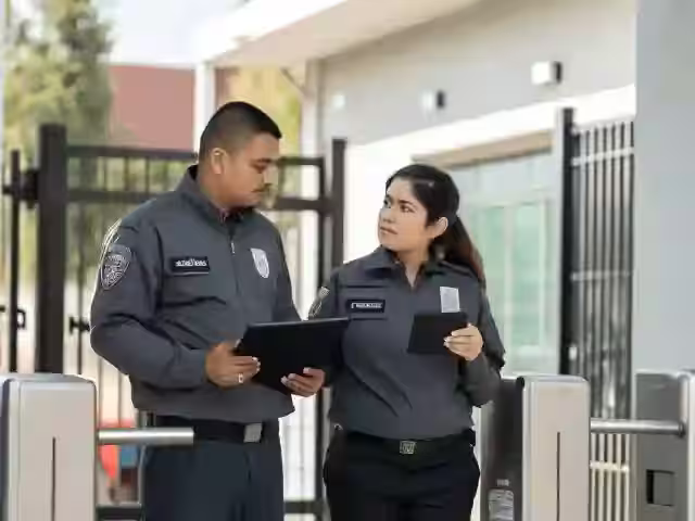 Control de acceso vehicular con registro de placas en un condominio